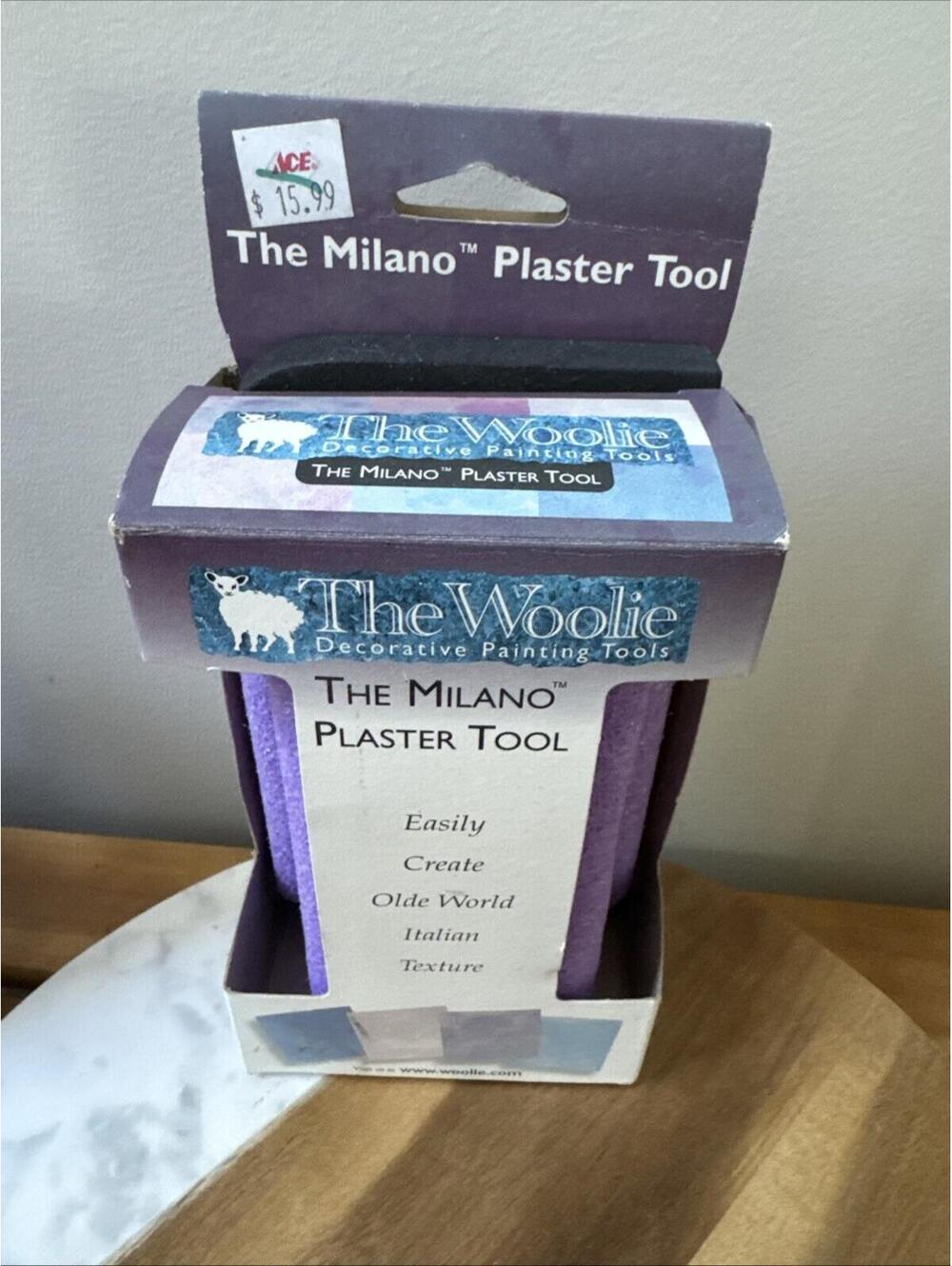 The Woolie Decorative Painting Tool for Faux Finishing Wall Painting Plaster